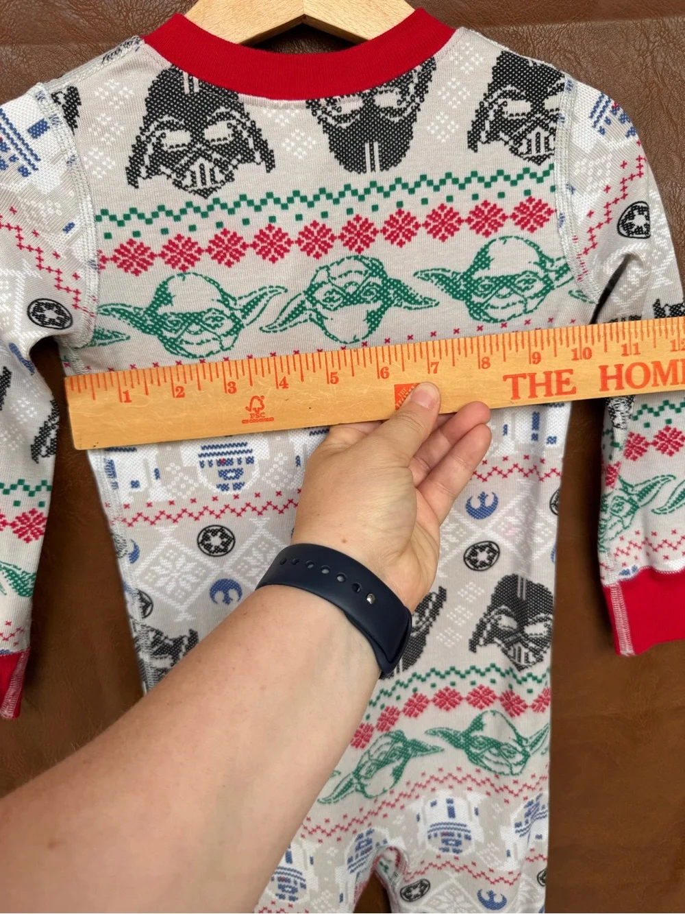 Hanna Andersson Star Wars Holiday Pajamas 3T 90cm Organic Cotton Yoda Zip